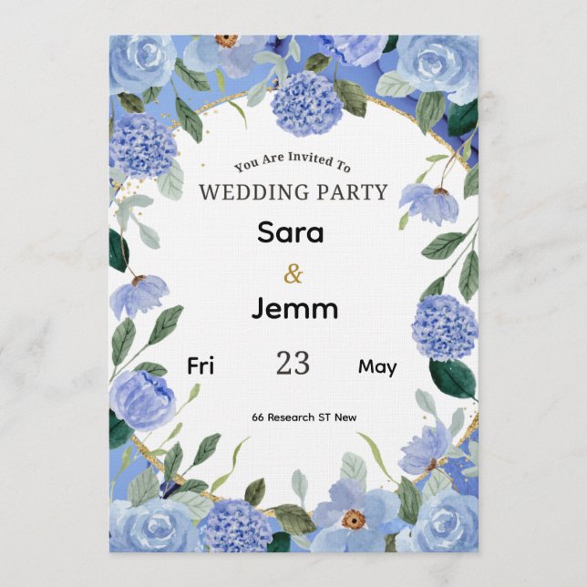 Wedding Invitation (Front)
