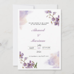 Wedding invitation