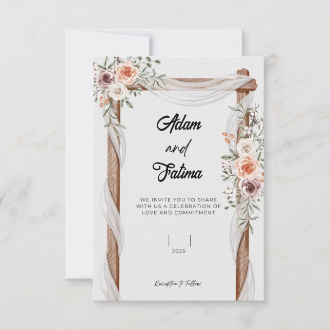 wedding invitation (Front)