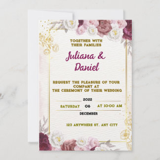 Wedding invitation  