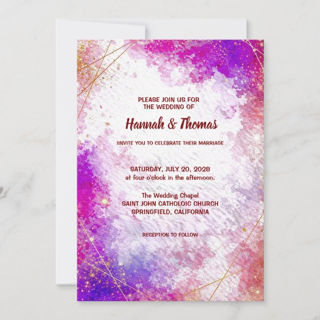 Wedding Invitation (Front)