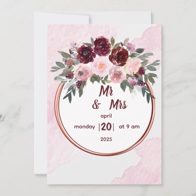 Wedding invitation (Front)