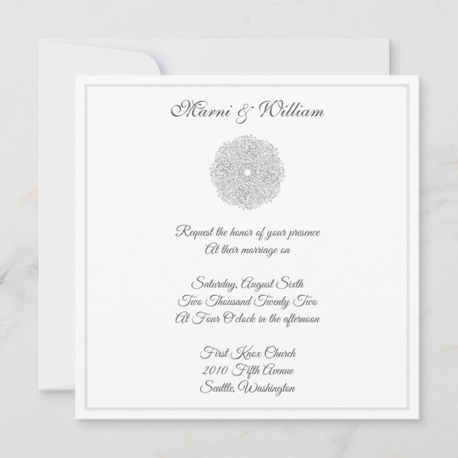 Wedding Invitation (Front)