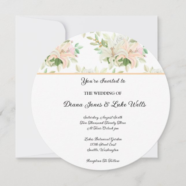 Wedding Invitation (Front)