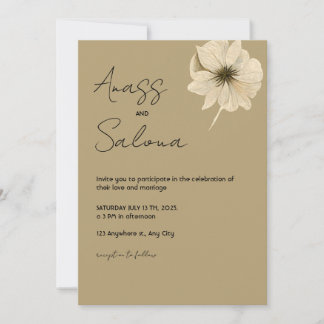 Wedding invitation