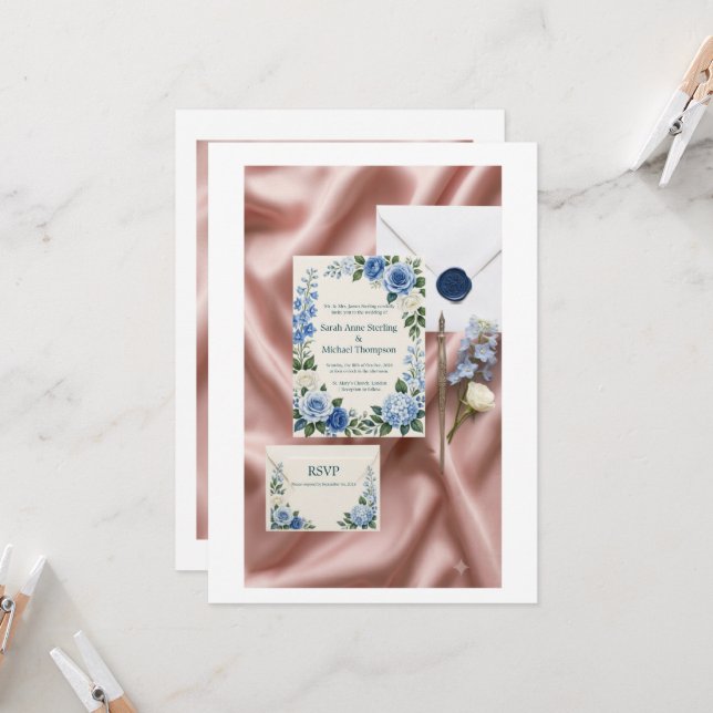 wedding invitation  (Front/Back In Situ)