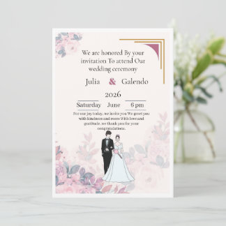 wedding invitation