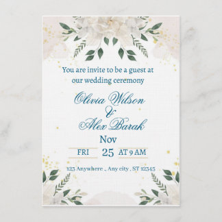 Wedding invitation 