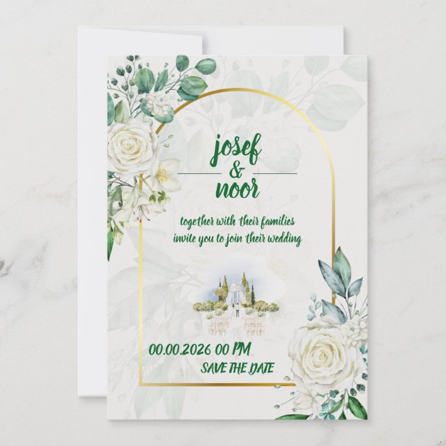 Wedding  invitation (Front)