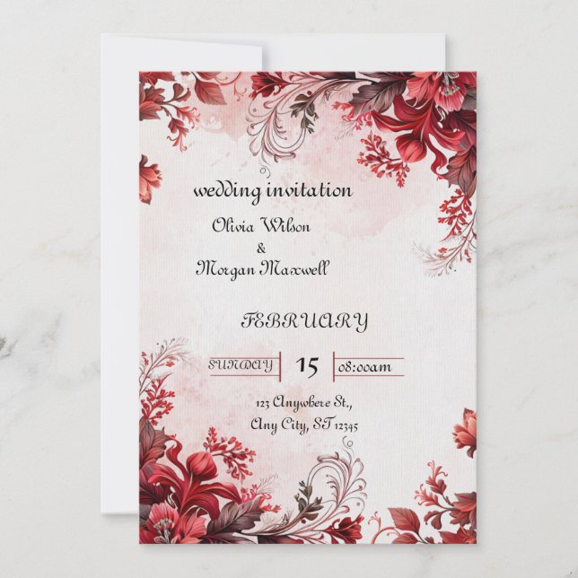 Wedding Invitation (Front)
