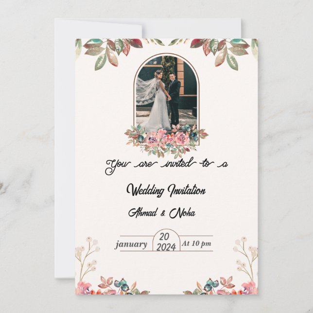 wedding invitation (Front)