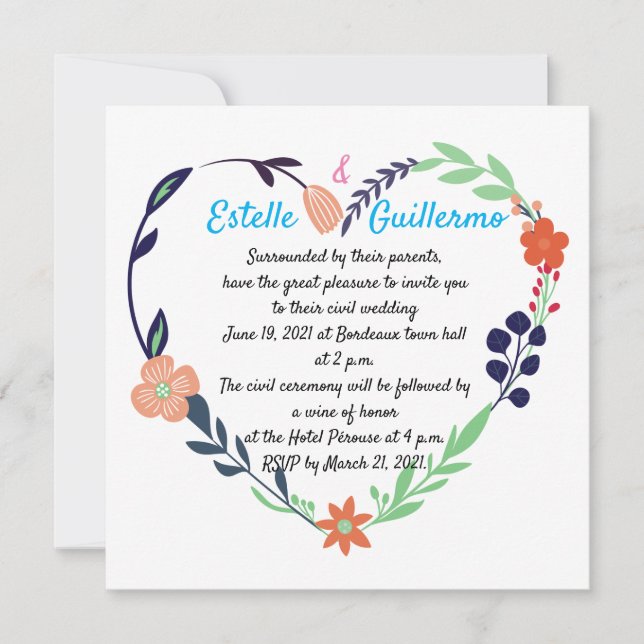 WEDDING INVITATION (Front)