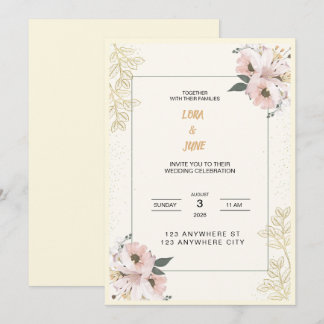 Wedding invitation