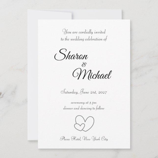 Wedding Invitation (Front)