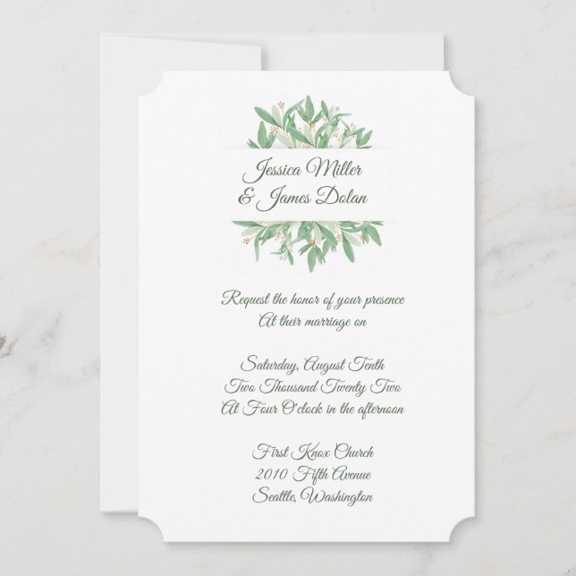 Wedding Invitation (Front)
