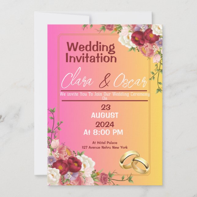 Wedding Invitation (Front)