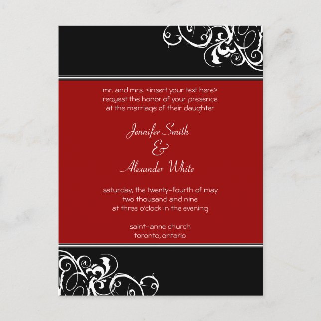 Wedding Invitation (Front)