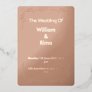 Wedding Invitation