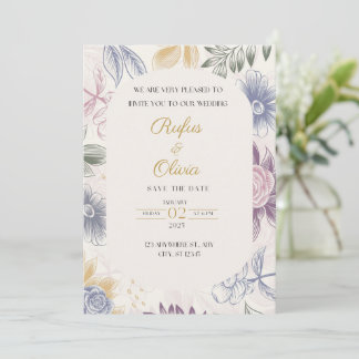 Wedding invitation 
