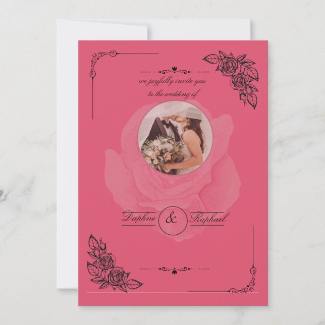 wedding invitation (Front)