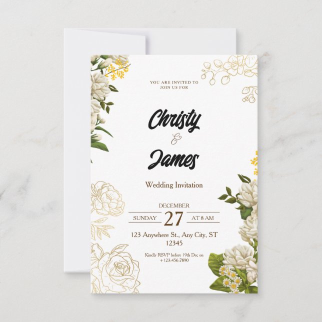 Wedding Invitation (Front)
