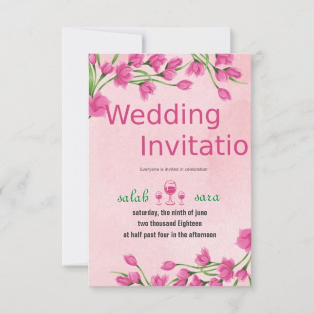 wedding invitation (Front)