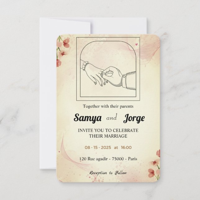 Wedding Invitation (Front)