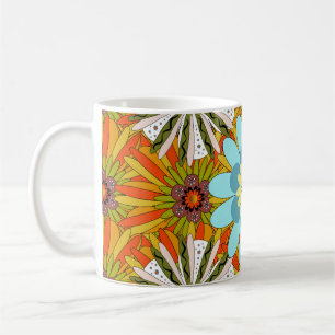 Wedding invitation. Abstract floral background. Ab Coffee Mug
