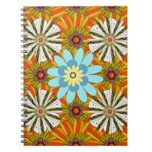 Wedding invitation. Abstract floral background. Ab Notebook