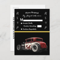 Wedding Invitation and Hot Rod