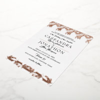 Wedding Invitation - Art Nouveau & Poem 5
