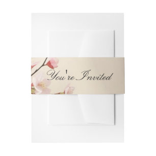 wedding  invitation belly band