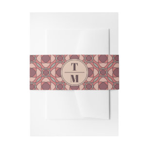 Wedding invitation Belly Band