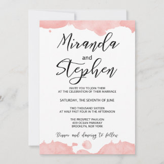 Wedding Invitation - Birthday - Menu