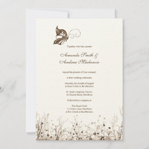 Wedding Invitation ~ Butterfly Garden 5