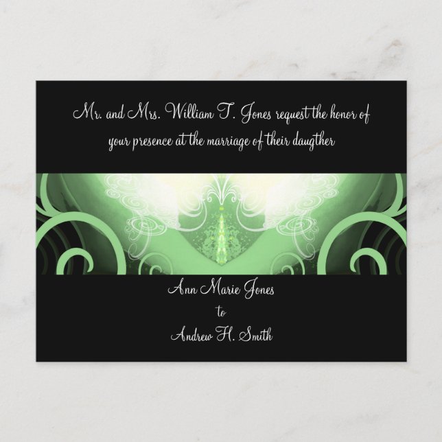 Wedding Invitation Cala Lily (Front)