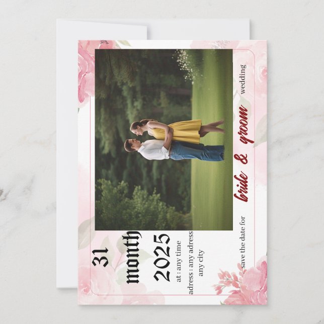 wedding invitation card (Front)