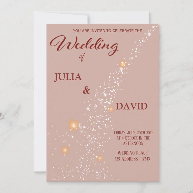 Wedding Invitation Card (Front)