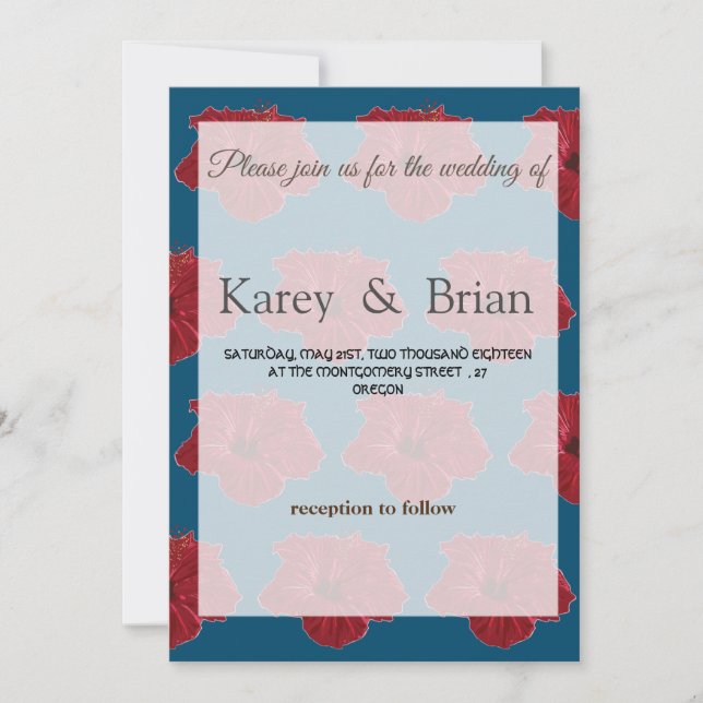 Wedding Invitation Card (Front)