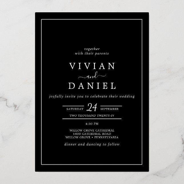 Wedding Invitation Card (Front)