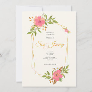 Wedding invitation card
