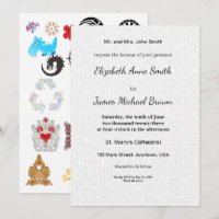 Wedding Invitation Card | Elegant Classic Script