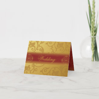 Wedding Invitation Card Folded  Indian style