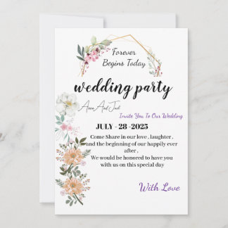 wedding invitation , card marriage invitation