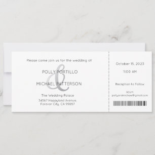 Wedding Invitation, Classic Wedding Invitation