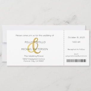 Wedding Invitation, Classic Wedding Invitation