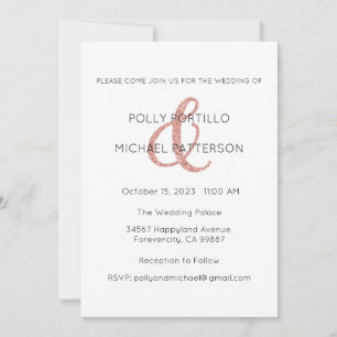 Wedding Invitation, Classic Wedding Invitation