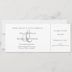 Wedding Invitation, Classic Wedding Invitation