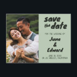 Wedding Invitation Custom Photo SAVE the DATE Card<br><div class="desc">Add your own photo and text to this SAVE THE DATE postcard! Add your own details for your special day. Don't forget the text on the back too. You can change the colours, fonts and layout of the card to suit your needs. I have matching thank you notes, RSVP cards,...</div>