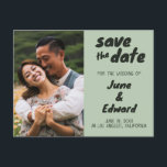 Wedding Invitation Custom Photo SAVE the DATE Card<br><div class="desc">Add your own photo and text to this SAVE THE DATE postcard! Add your own details for your special day. Don't forget the text on the back too. You can change the colours, fonts and layout of the card to suit your needs. I have matching thank you notes, RSVP cards,...</div>